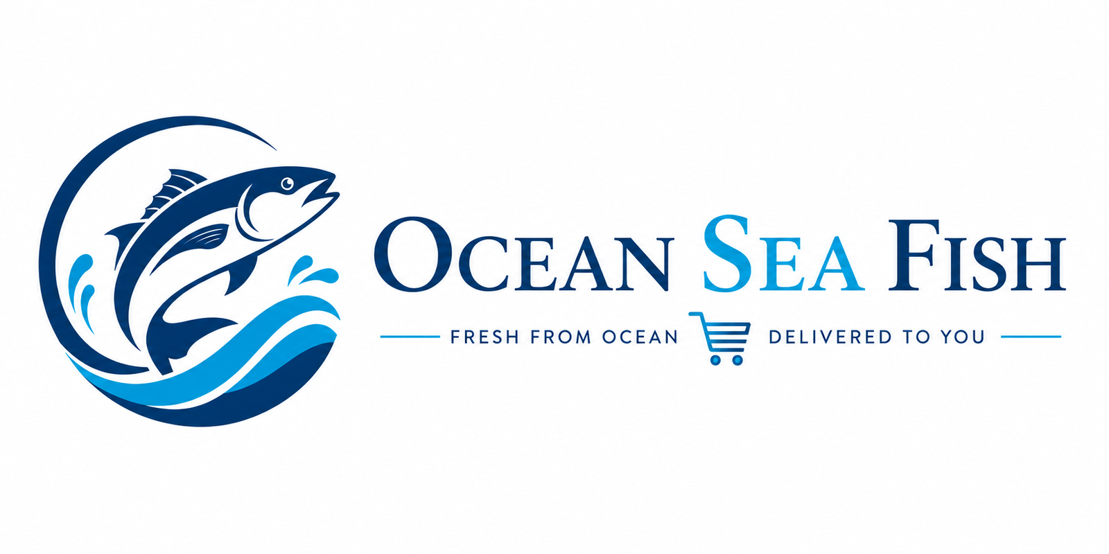 Ocean Sea Fish Logo